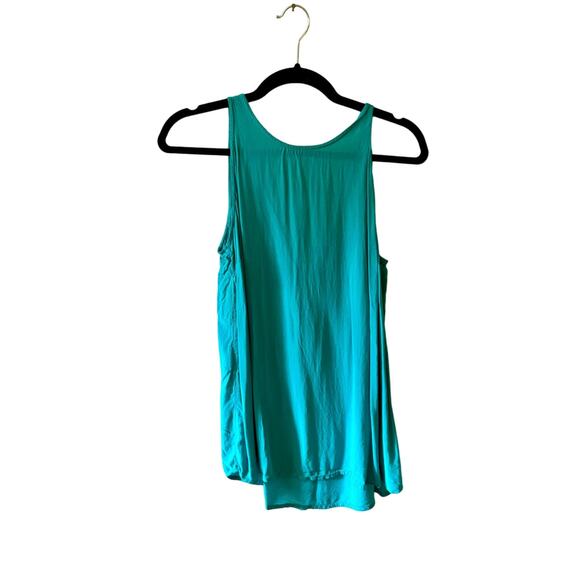 Old Navy Aqua Blue Tank Top Blouse Size Small - Picture 1 of 7